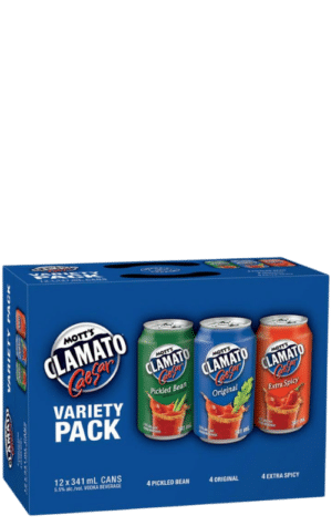 Mott's Clamato Caesar Variety Pack 12x341ml