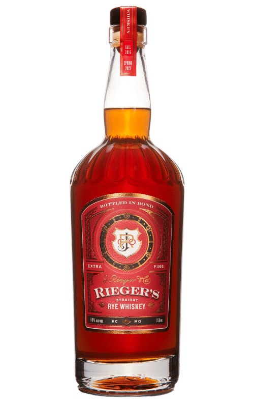 J. Rieger & Co Straight Rye Whiskey 750ml