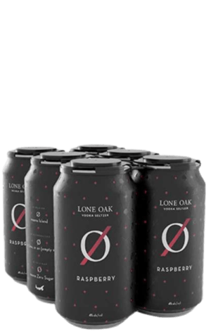 Lone Oak Raspberry Seltzer 6x355ml