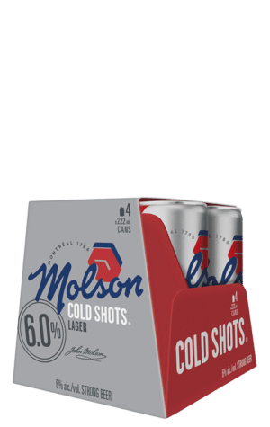 Molson Cold Shots 4x222ml