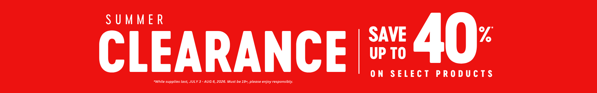 Summer Clearance